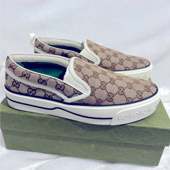 GUCCI Tennis 1977 Slip-On Sneakers - Picture 6 of 13
